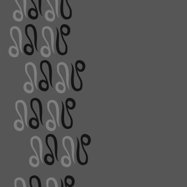 burçlar, aslanlar dikişsiz desen 