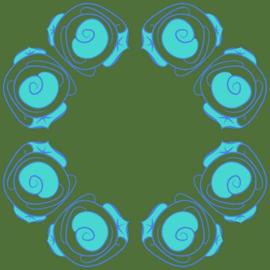 Soyut basit güllerin kusursuz deseni