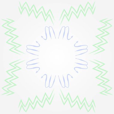 Soyut basit kaligrafi dikişsiz desen