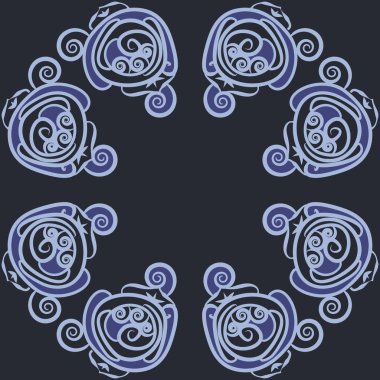 Soyut basit güllerin kusursuz deseni