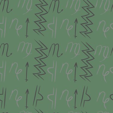 Soyut basit burçların kusursuz deseni 