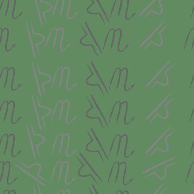 Burçlar, karalamalar, akrep, terazi, kopya alanı deseni. 