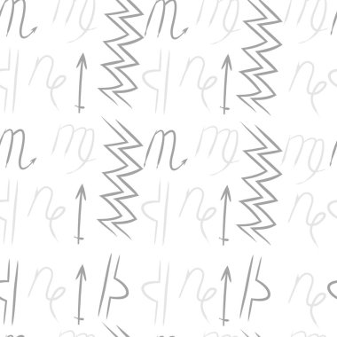 Soyut basit burçların kusursuz deseni 