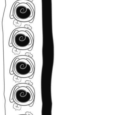 Soyut basit güllerin kusursuz deseni