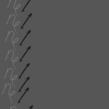 Renkli oklar ile kesintisiz soyut desen