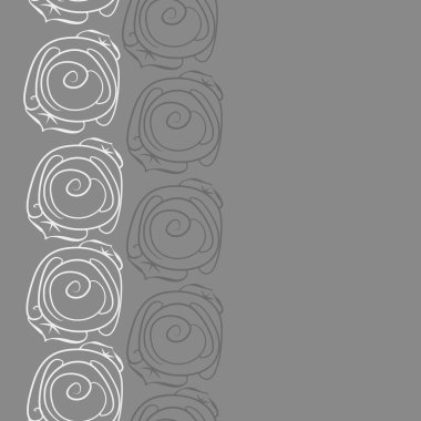 Soyut basit güllerin kusursuz deseni