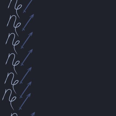 Renkli oklar ile kesintisiz soyut desen