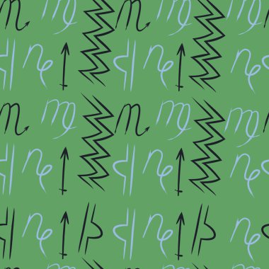 Soyut basit burçların kusursuz deseni 