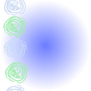 Dikişsiz soyut renkli çiçek deseni