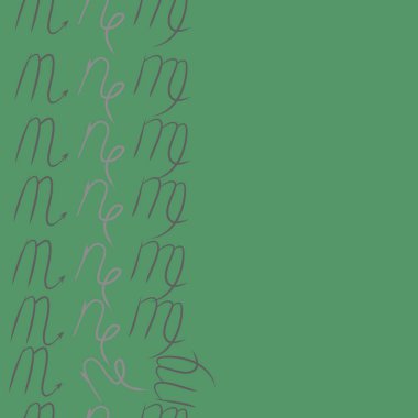  burçlar, doodle, akrep, kopya alanı desen. 