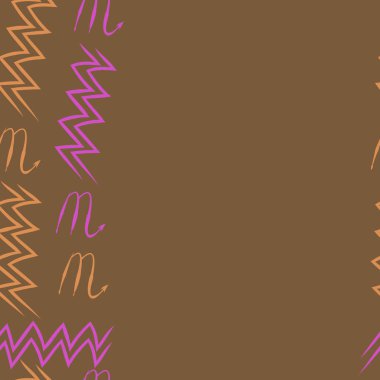 Akrep burçları şarkı lar, arka planda karalamalar