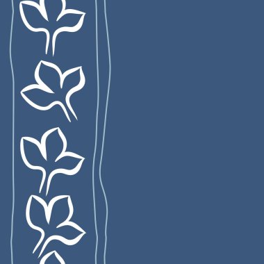 Soyut basit yaprakların kusursuz deseni