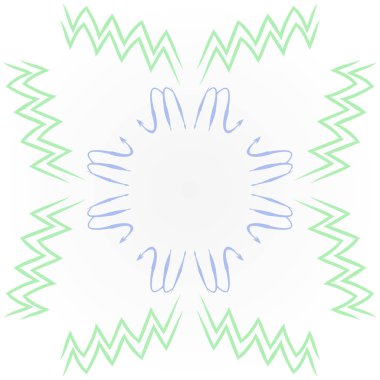 Soyut basit kaligrafi dikişsiz desen