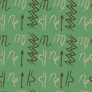 Soyut basit burçların kusursuz deseni 