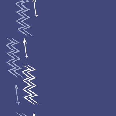 Soyut basit kaligrafi dikişsiz desen