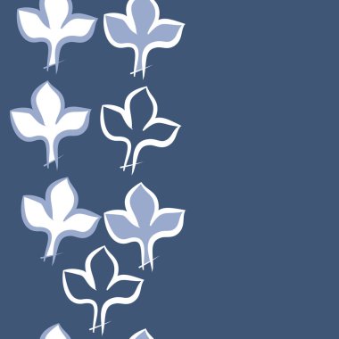 Soyut basit yaprakların kusursuz deseni