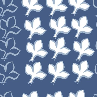 Soyut renkli yaprakları Dikişsiz deseni