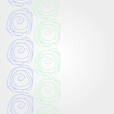 Soyut basit güllerin kusursuz deseni