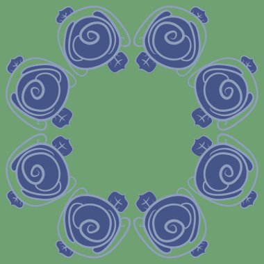 Soyut basit güllerin kusursuz deseni