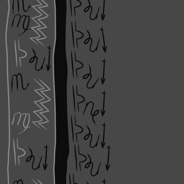 Akrep burçları şarkı lar, arka planda karalamalar