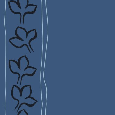 Soyut basit yaprakların kusursuz deseni