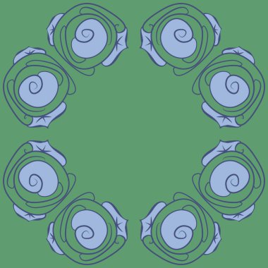 Soyut basit güllerin kusursuz deseni