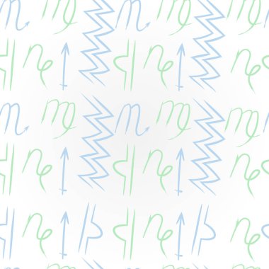 Soyut basit burçların kusursuz deseni 