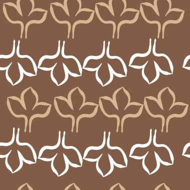 Soyut renkli yaprakları Dikişsiz deseni