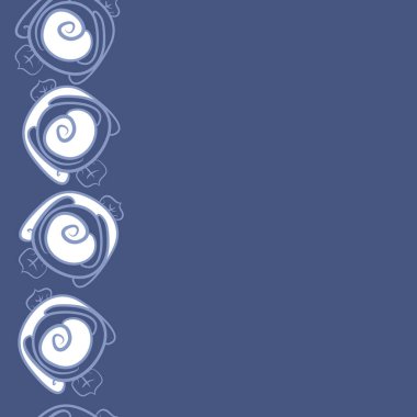 Dikişsiz soyut renkli çiçek deseni