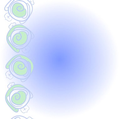 Dikişsiz soyut renkli çiçek deseni