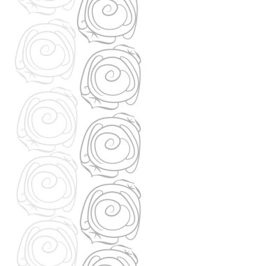 Soyut basit güllerin kusursuz deseni