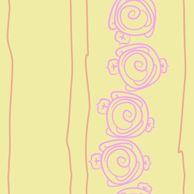 Soyut basit güllerin kusursuz deseni