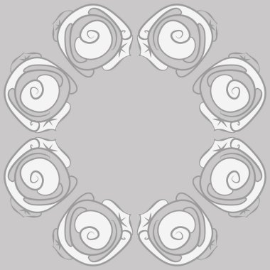 Soyut basit güllerin kusursuz deseni