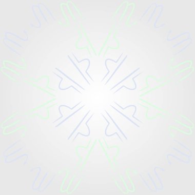 Soyut basit kaligrafi dikişsiz desen