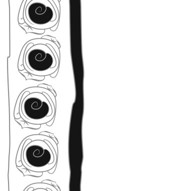 Soyut basit güllerin kusursuz deseni