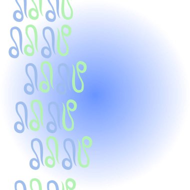 burçlar, aslanlar dikişsiz desen 