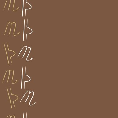 Burçlar, karalamalar, akrep, terazi, kopya alanı deseni. 