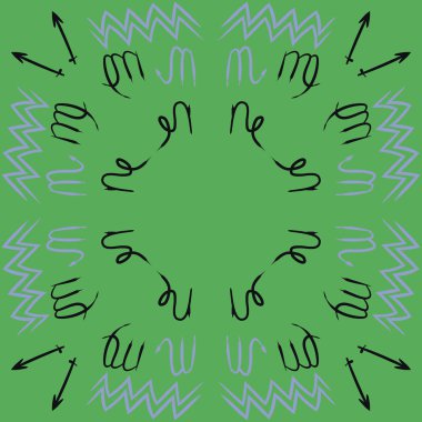 Soyut basit güllerin kusursuz deseni