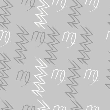 Soyut basit kaligrafi ve dalgaların kusursuz deseni