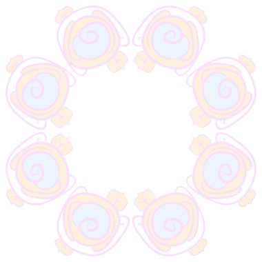 Soyut basit güllerin kusursuz deseni