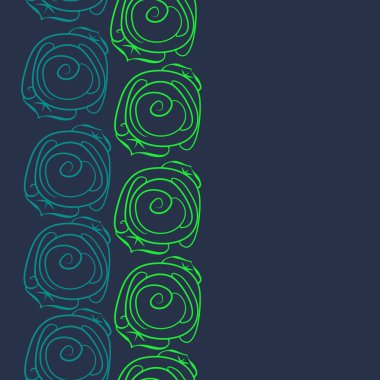 Soyut basit güllerin kusursuz deseni