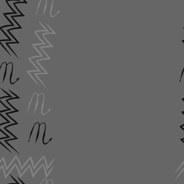 Akrep burçları şarkı lar, arka planda karalamalar