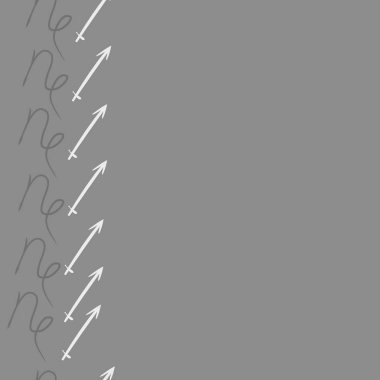 Renkli oklar ile kesintisiz soyut desen