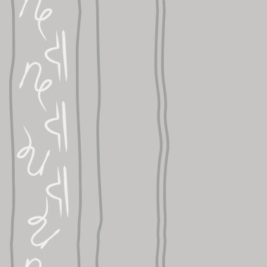 Soyut basit kaligrafi dikişsiz desen