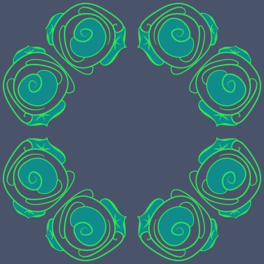 Soyut basit güllerin kusursuz deseni