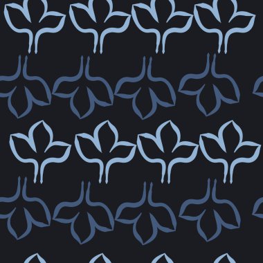 Soyut renkli yaprakları Dikişsiz deseni