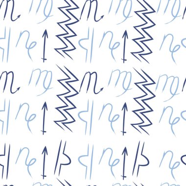 Soyut basit burçların kusursuz deseni 