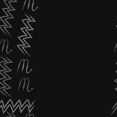 Akrep burçları şarkı lar, arka planda karalamalar