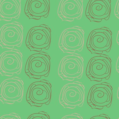 Soyut basit güllerin kusursuz deseni