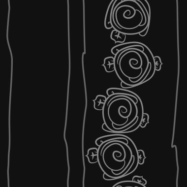 Soyut basit güllerin kusursuz deseni